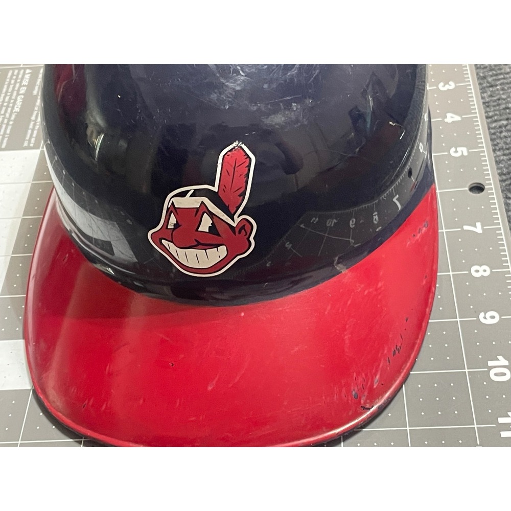 Vintage Cleveland Indians Chief Wahoo Souvenir Batting Helmet Sports Prod Corp - Picture 7 of 8